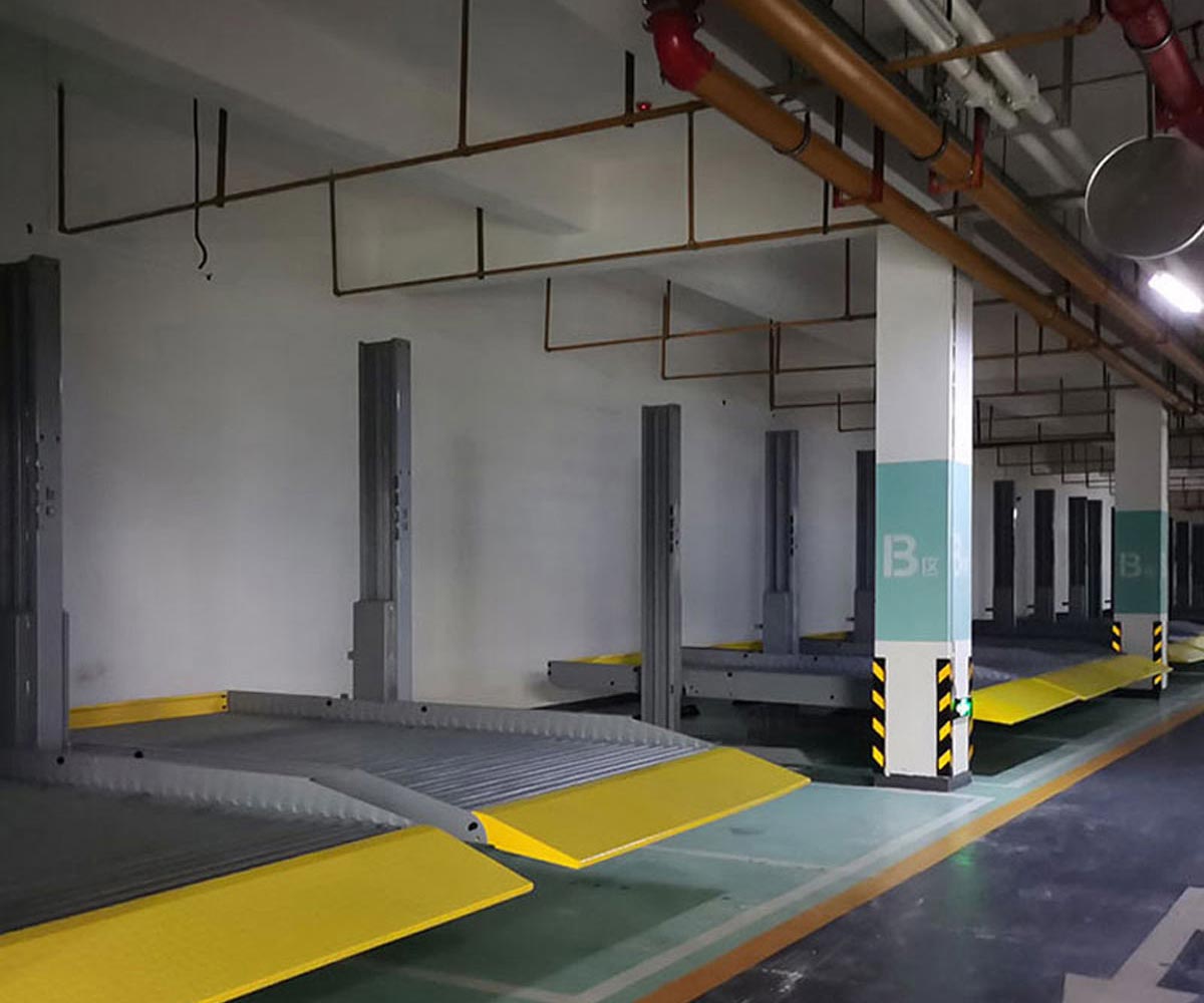 大英簡易升降立體車庫液壓部分安裝步驟