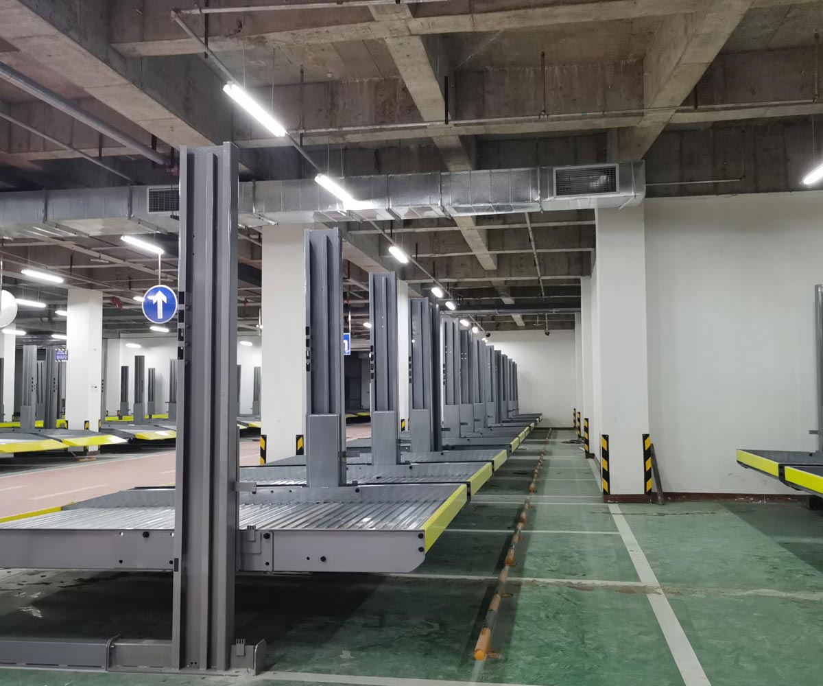 色達PJS601-27雙層四柱立體車庫地基要求及安裝注意事項